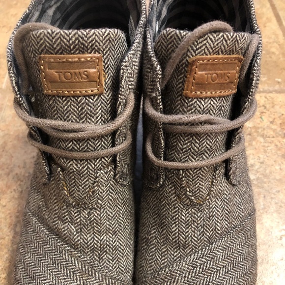 TOMS Herringbone print booties - Picture 2 of 6
